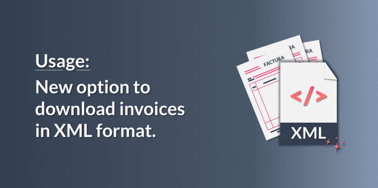 Invoices Now Available in XML Format