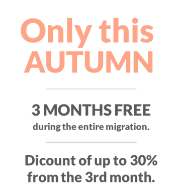 Cloud migration discount - 3 months free