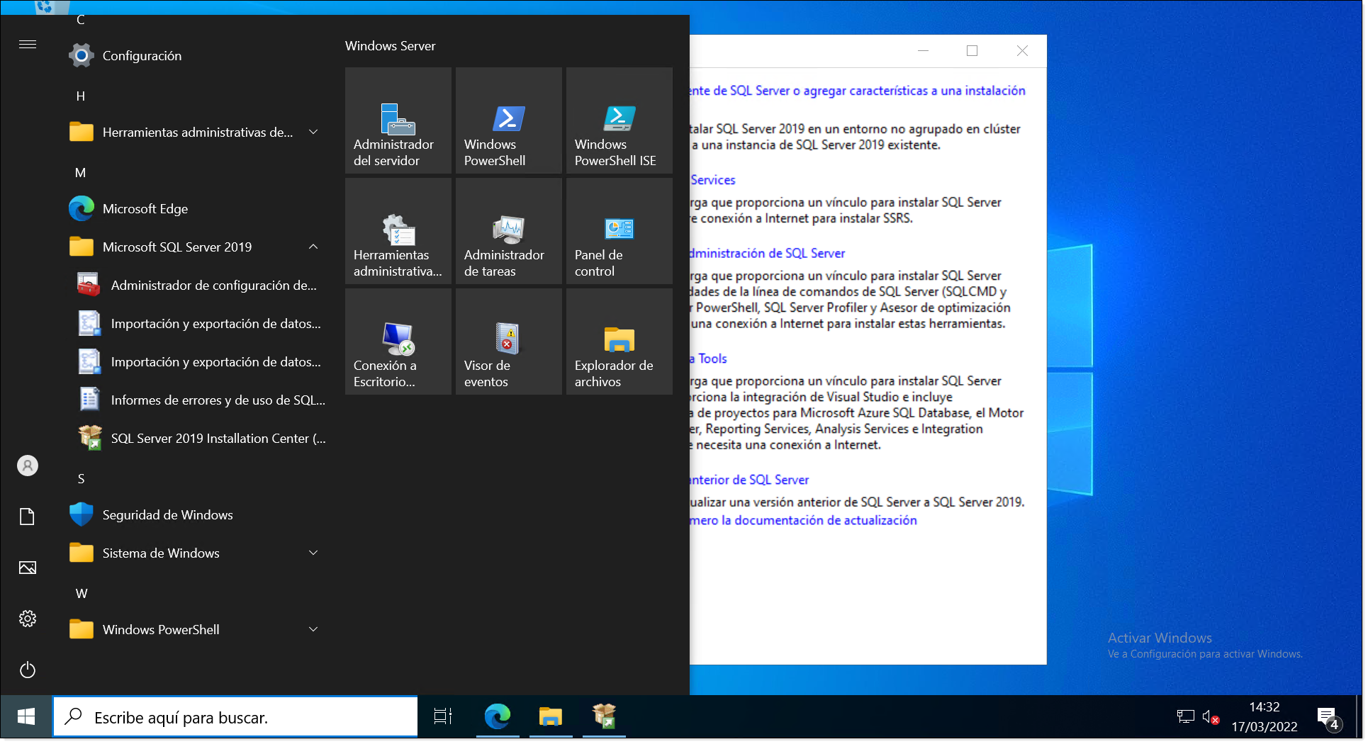 Part 2 - SQL Server will now appear in the start menu