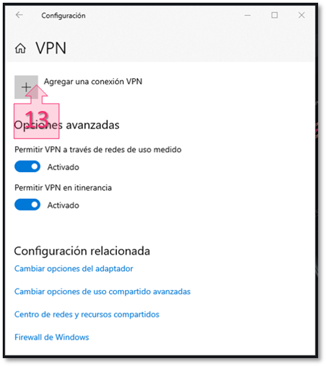 Step 3. Go to Settings > Network and Internet > VPN > Add a VPN connection