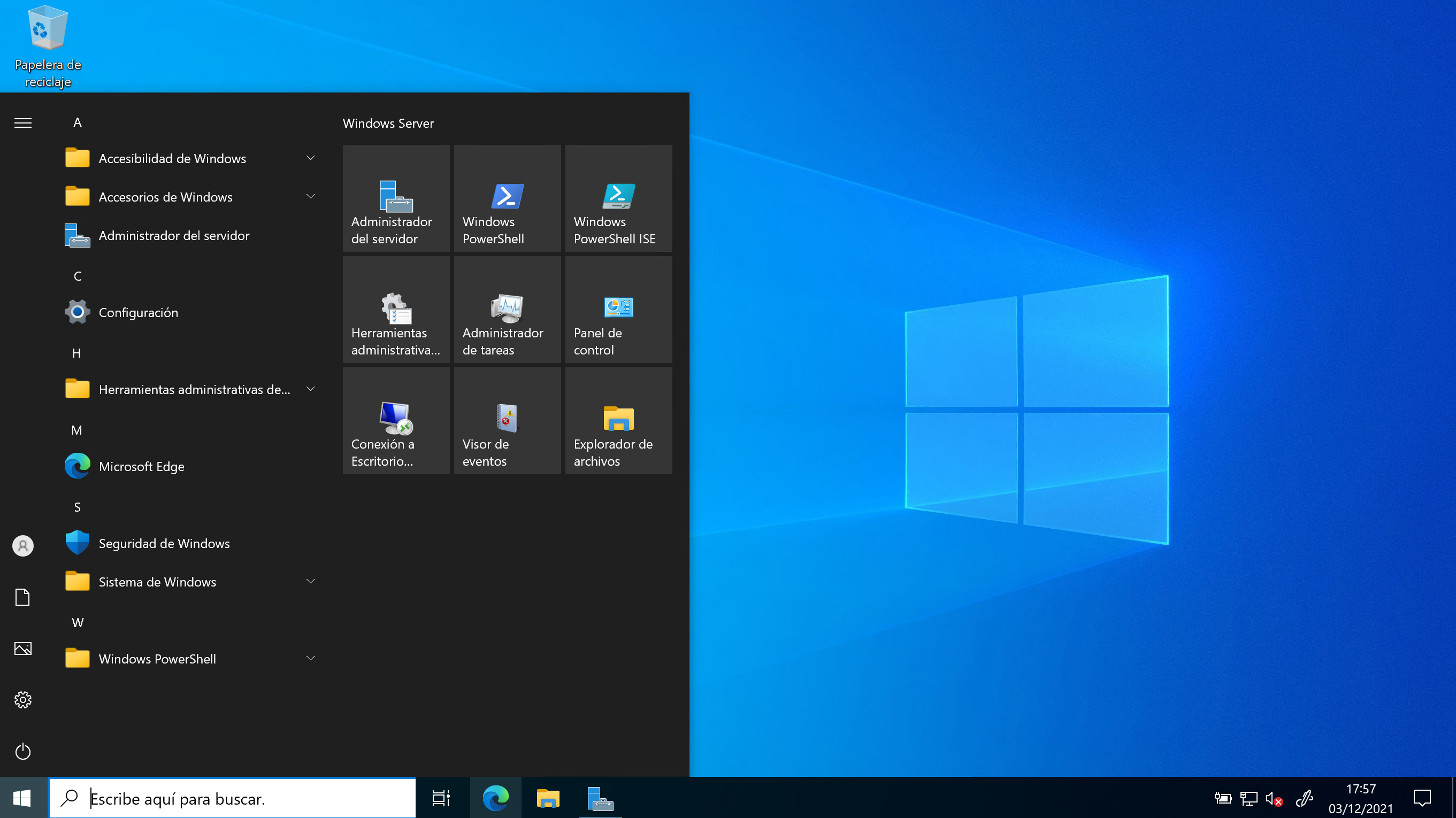 Imagem: Desktop do Windows Server 2022