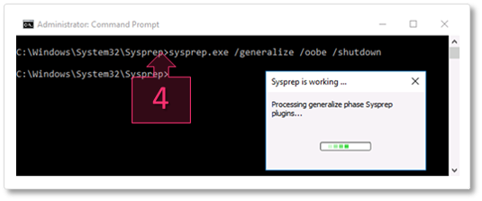 Step 2. Run Sysprep commands