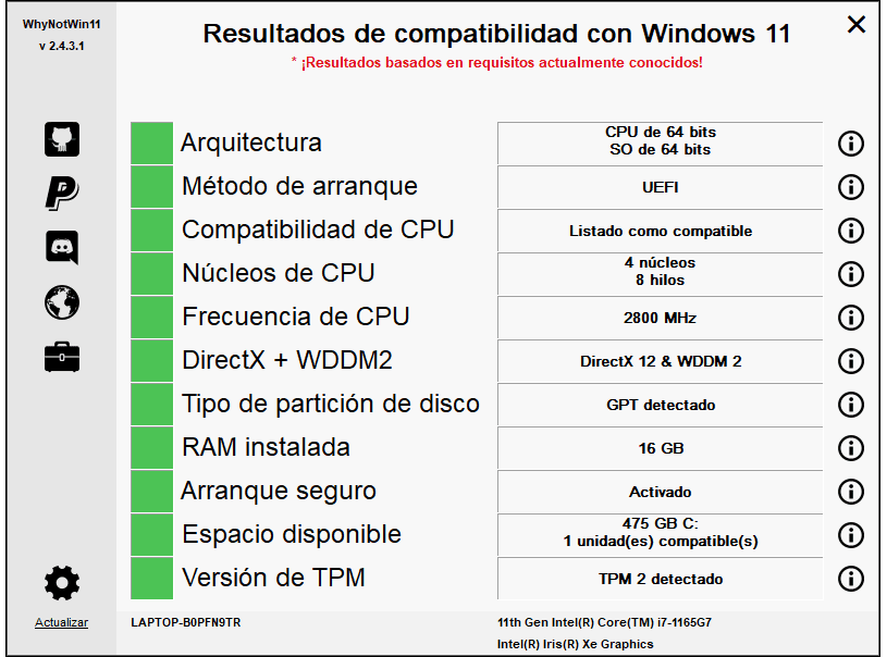 actualizar a windows 11, compatibilidad