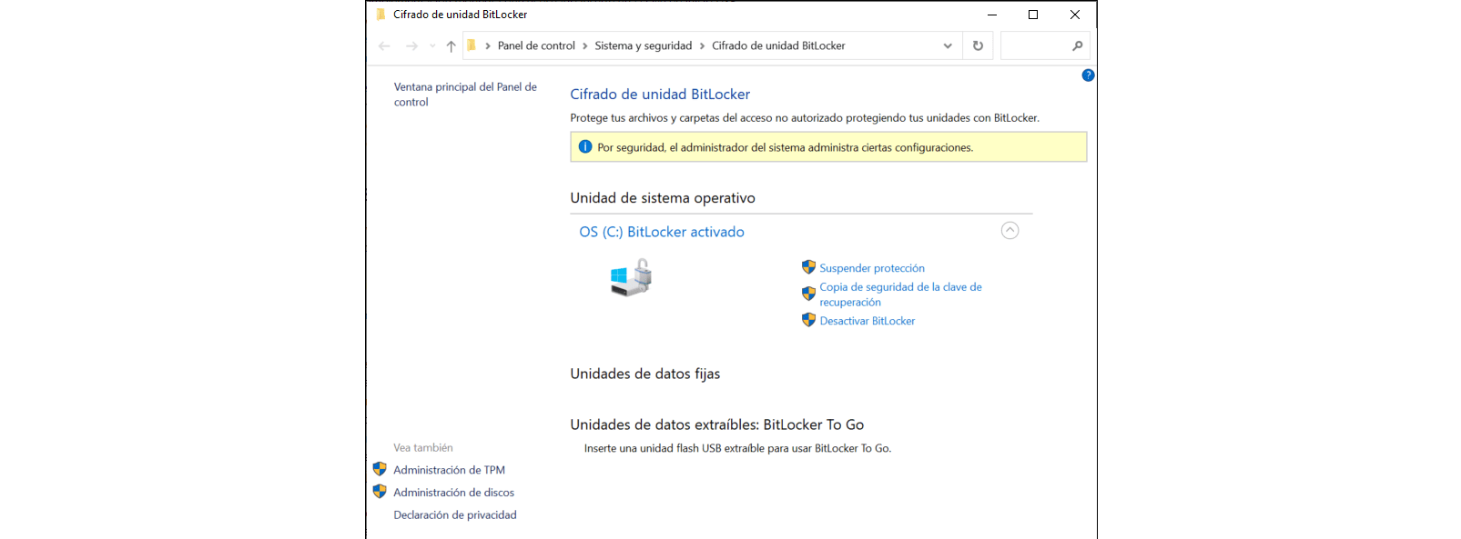 herramientas para sysadmin bitlocker