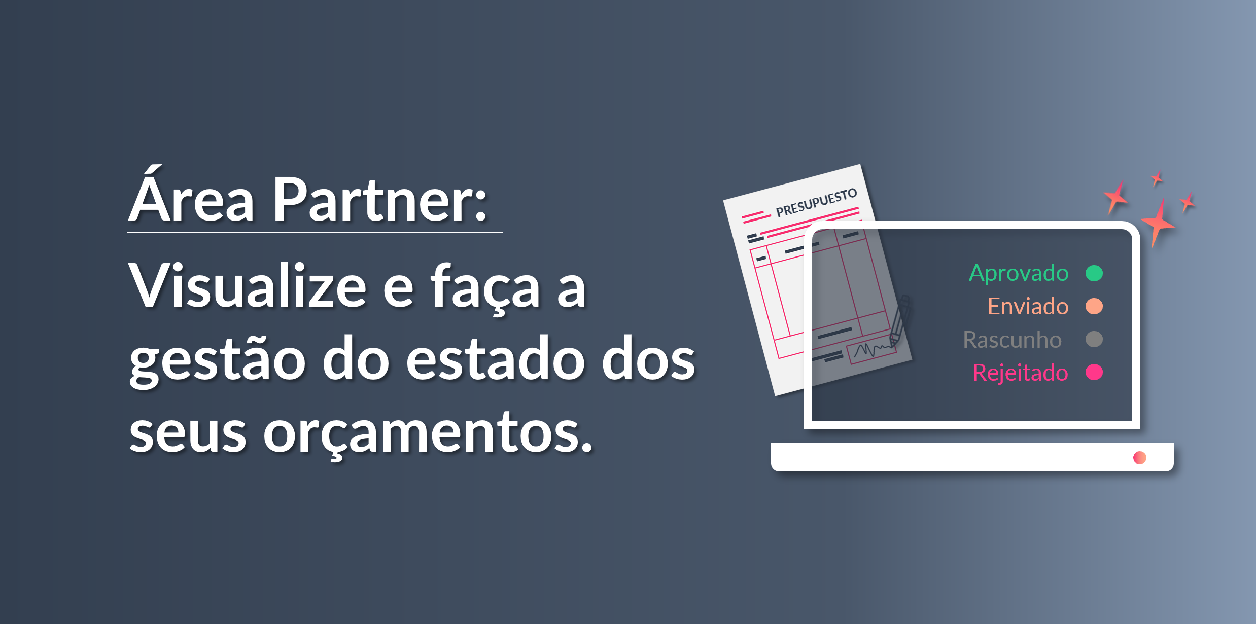 Nova visualização do estado dos orçamentos
