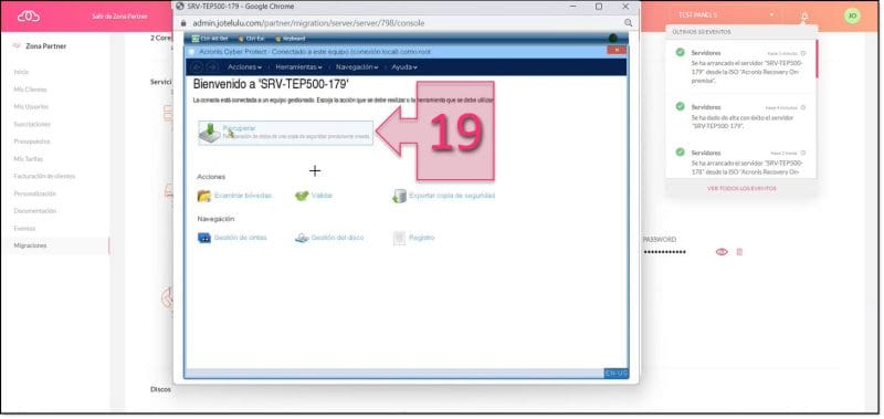 Part 3 - Select the option to recover data from the Acronis image