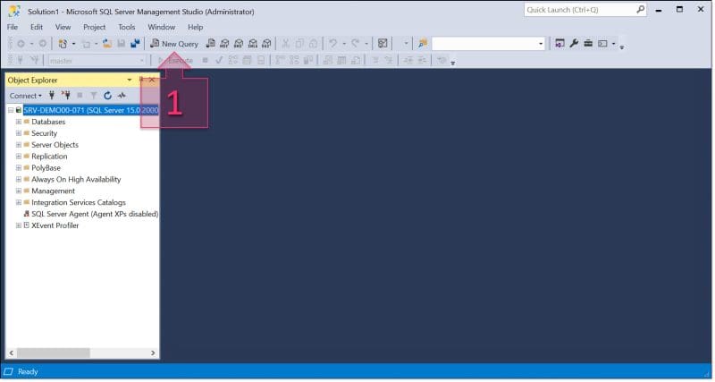 Crear una tabla de SQL Server mediante script