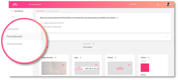 Nueva Sección de Personalización centralizada de clientes para Partners