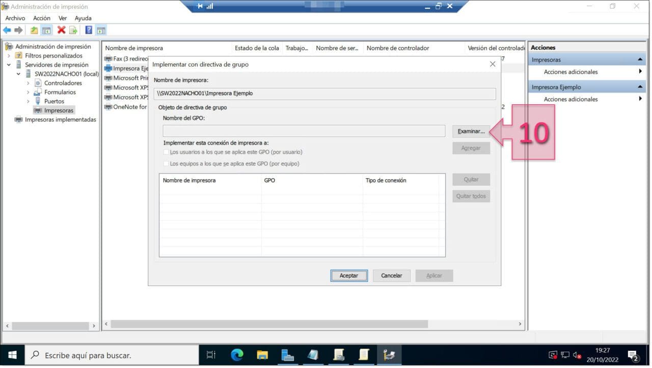 Click on the Browse button in the Deploy with Group Policy window