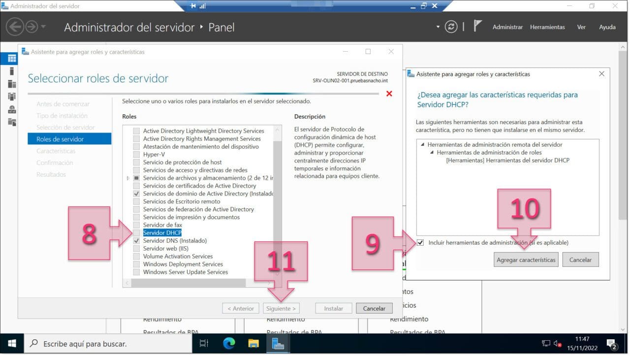 Part 1 - Adding the DHCP Server role on the server