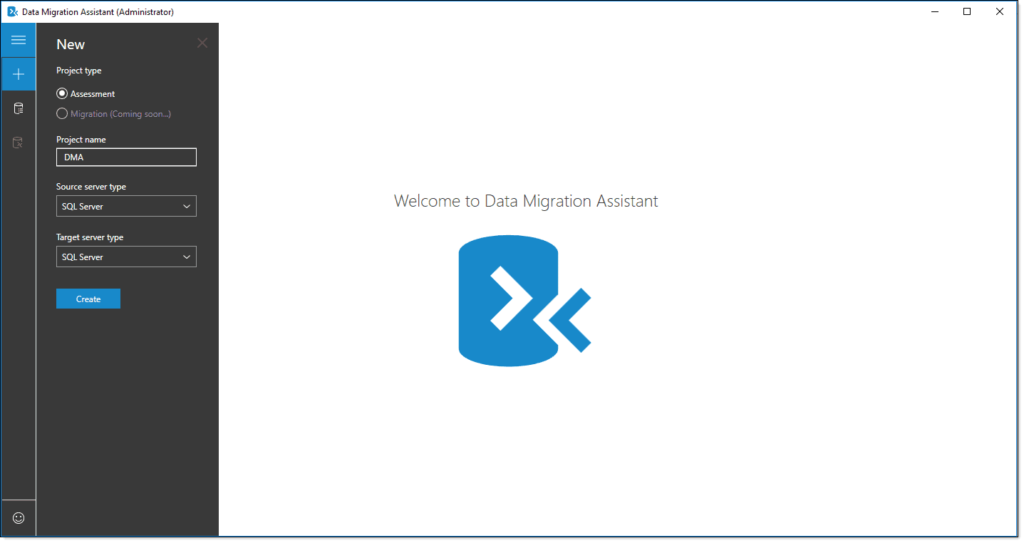 Imagen. Visión general de la herramienta DMA para la migración de SQL Server
