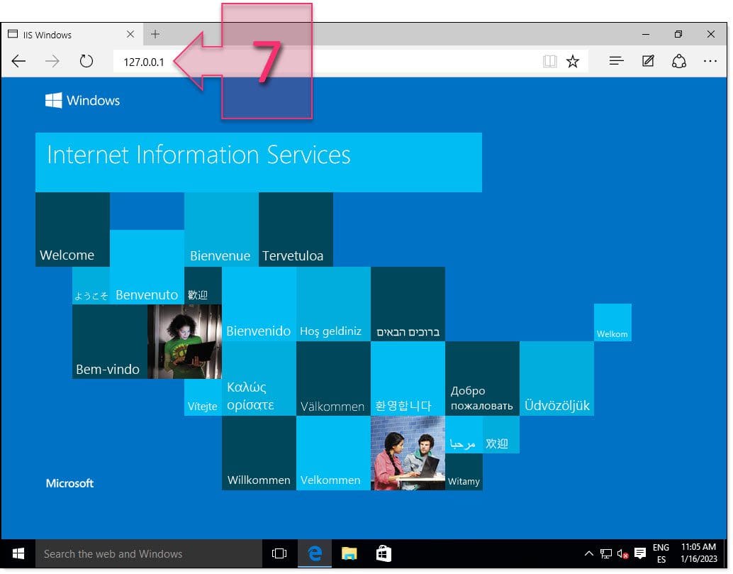 Part 2 - Check that you can connect to the web server