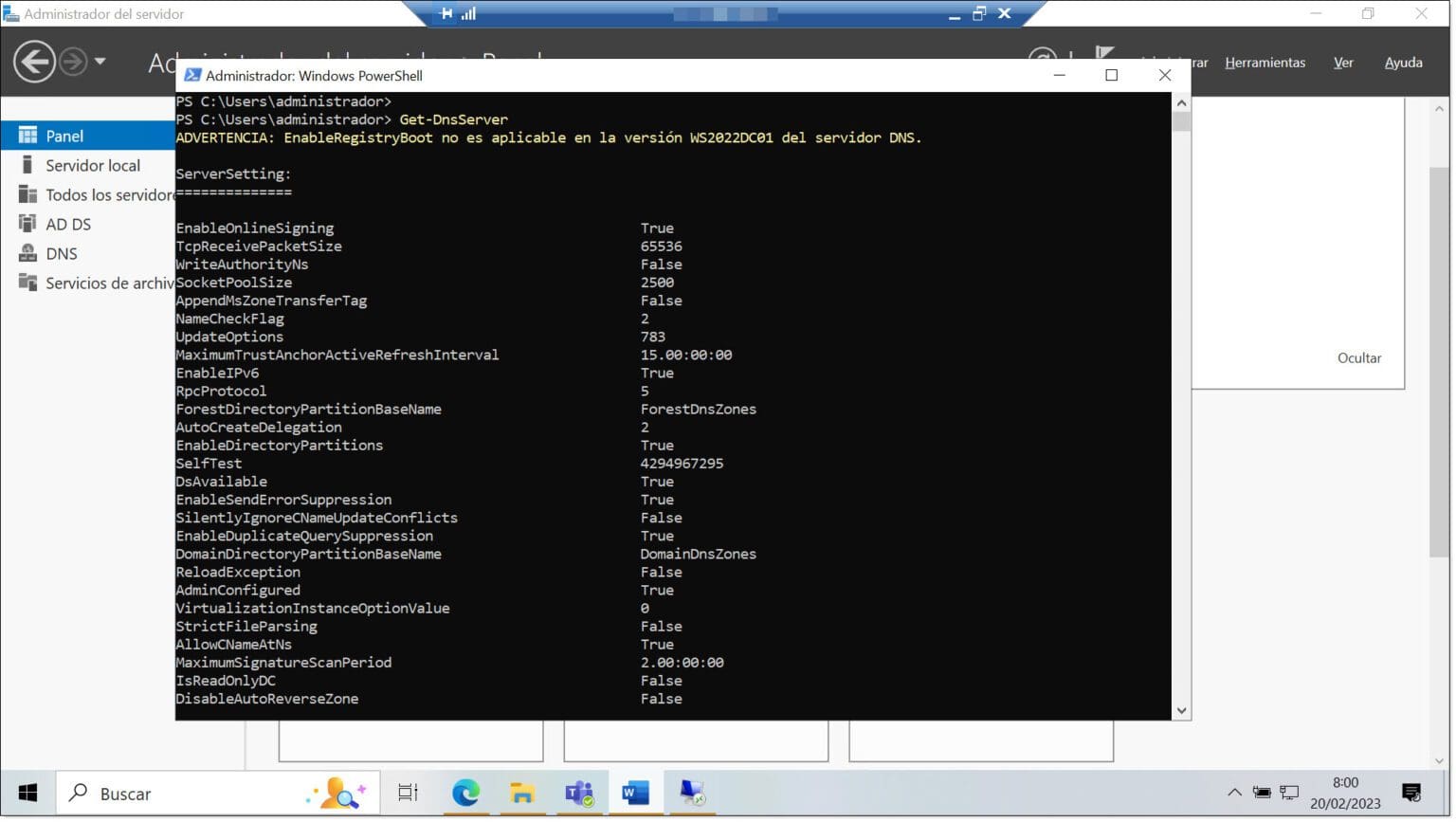 10 Comandos Powershell para administrar tu servidor DNS