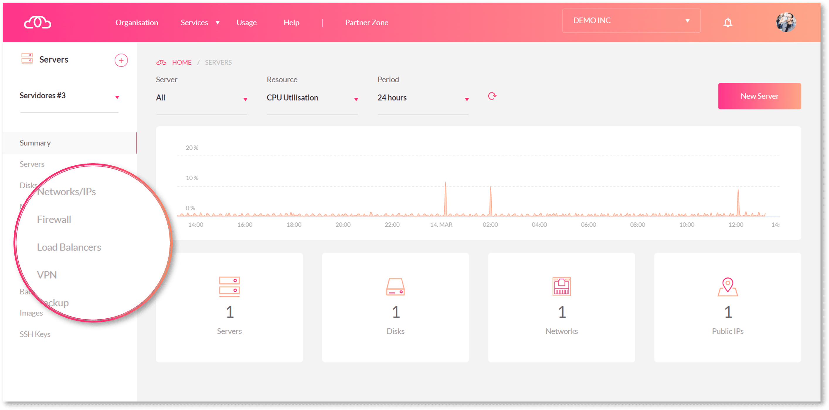 Haz clic en load balancers