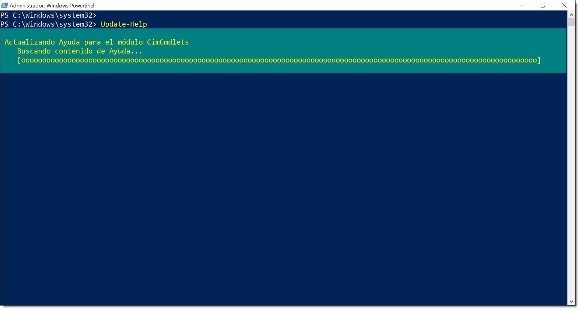 Image - Updating PowerShell help files using the Update-Help command