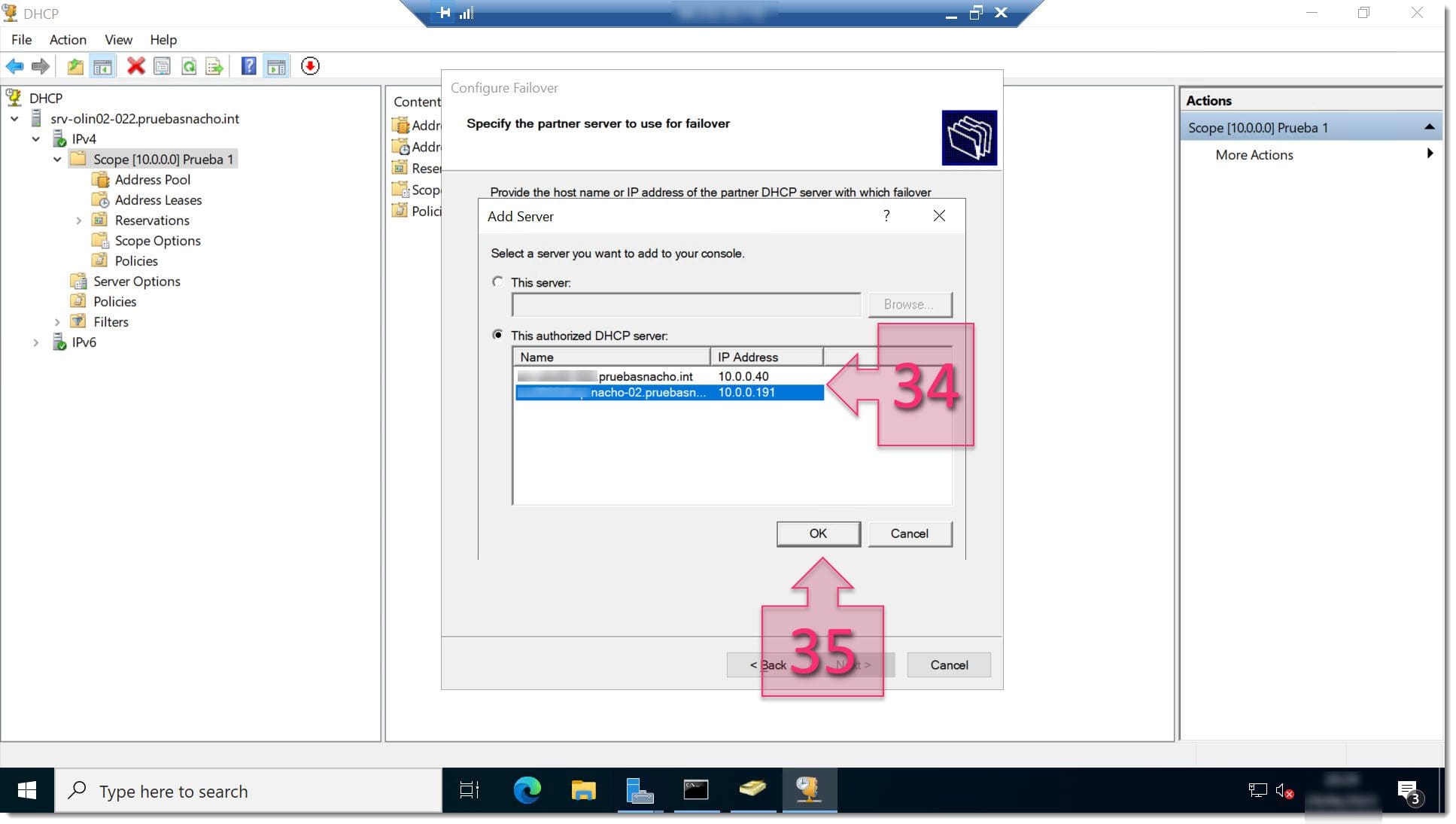 Part 2 - Selecting the authorised DHCP server