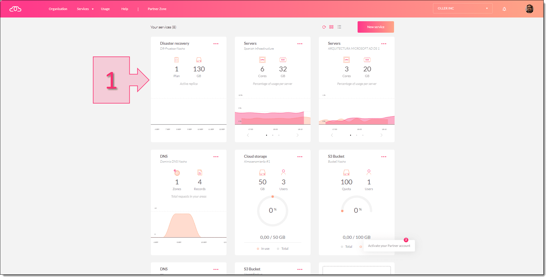 Paso 1. Accedemos a nuestra suscripción de Disaster Recovery