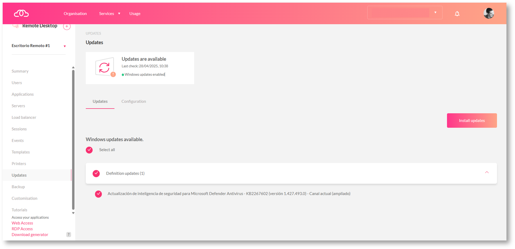 Windows Update Functionality for Remote Desktop Servers - Jotelulu